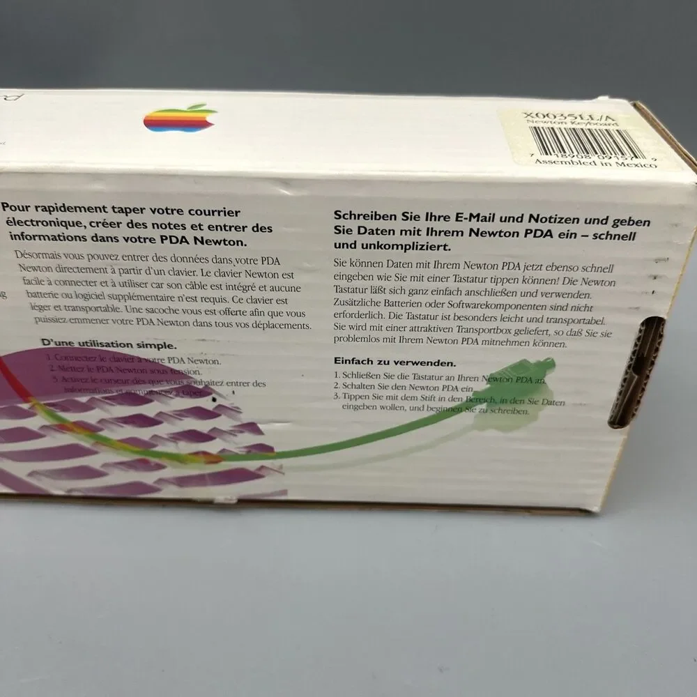  Apple Newton Keyboard in Original Packaging Box Carry Pouch X004 X0035LL/A